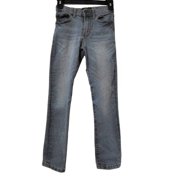 Lucky Brand Boys Jeans 8 Skinny Adjustable Waist Medium Wash Casual Play Outdoor - Picture 1 of 8